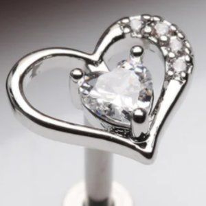 NEW 16 Gauge 1/4" 6mm Labret